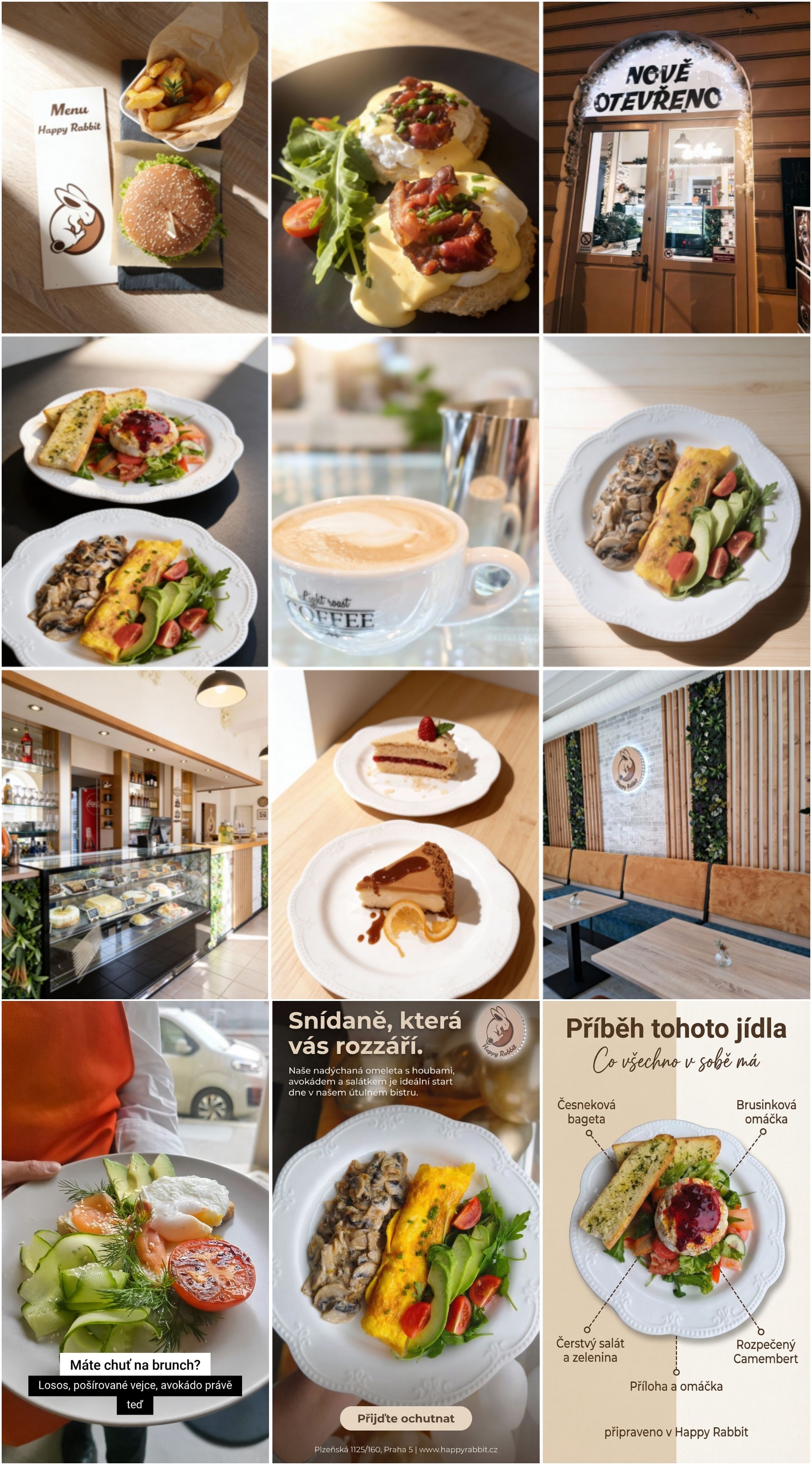 Sample of 12 posts for social media